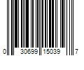 Barcode Image for UPC code 030699150397