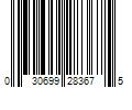 Barcode Image for UPC code 030699283675. Product Name: Everbilt Satin Chrome Adjustable Floor Door Stop