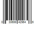 Barcode Image for UPC code 030699429646