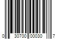 Barcode Image for UPC code 030700000307