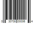 Barcode Image for UPC code 030708000064