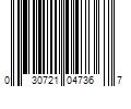 Barcode Image for UPC code 030721047367