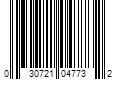 Barcode Image for UPC code 030721047732