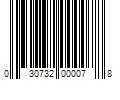 Barcode Image for UPC code 030732000078