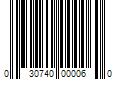 Barcode Image for UPC code 030740000060