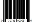 Barcode Image for UPC code 030743000050