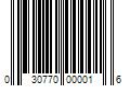 Barcode Image for UPC code 030770000016