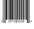 Barcode Image for UPC code 030770000054