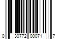 Barcode Image for UPC code 030772000717