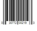 Barcode Image for UPC code 030772002193