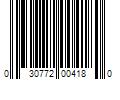 Barcode Image for UPC code 030772004180