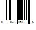 Barcode Image for UPC code 030772010815