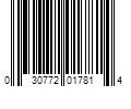 Barcode Image for UPC code 030772017814