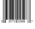 Barcode Image for UPC code 030772025987