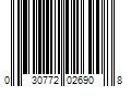 Barcode Image for UPC code 030772026908. Product Name: 