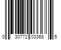 Barcode Image for UPC code 030772033685