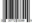 Barcode Image for UPC code 030772033999