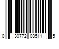 Barcode Image for UPC code 030772035115