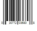 Barcode Image for UPC code 030772036808