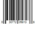 Barcode Image for UPC code 030772058138