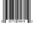 Barcode Image for UPC code 030772058152