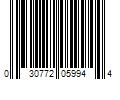 Barcode Image for UPC code 030772059944