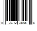 Barcode Image for UPC code 030772059968