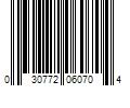 Barcode Image for UPC code 030772060704