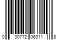 Barcode Image for UPC code 030772063118