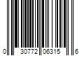 Barcode Image for UPC code 030772063156