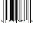 Barcode Image for UPC code 030772067208