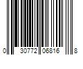 Barcode Image for UPC code 030772068168