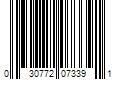 Barcode Image for UPC code 030772073391. Product Name: 