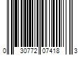 Barcode Image for UPC code 030772074183