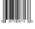 Barcode Image for UPC code 030772087138