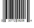 Barcode Image for UPC code 030772092064