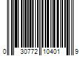 Barcode Image for UPC code 030772104019