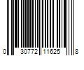 Barcode Image for UPC code 030772116258