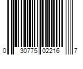 Barcode Image for UPC code 030775022167