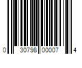 Barcode Image for UPC code 030798000074