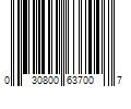 Barcode Image for UPC code 030800637007