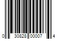 Barcode Image for UPC code 030828000074