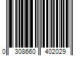 Barcode Image for UPC code 0308660402029