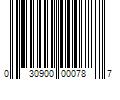 Barcode Image for UPC code 030900000787