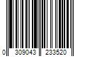 Barcode Image for UPC code 0309043233520