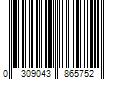 Barcode Image for UPC code 0309043865752