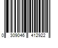 Barcode Image for UPC code 0309046412922