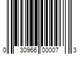 Barcode Image for UPC code 030966000073