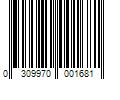 Barcode Image for UPC code 0309970001681