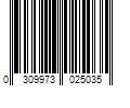 Barcode Image for UPC code 0309973025035